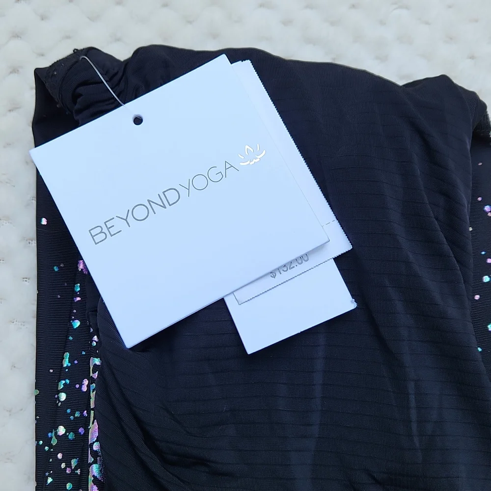 **HP**Nwt Beyond Yoga Beyond the Bump Alloy Ombre Leggings - Picture 9 of 12